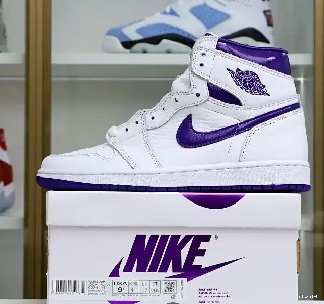 OG Court Air 1 Jordan Purple High 0409